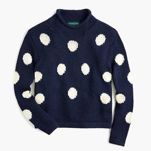 Women's 1988 rollneck™ cropped sweater in dot